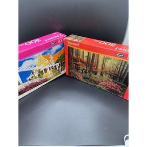 New Set of 2 Encore 500 Piece Puzzles